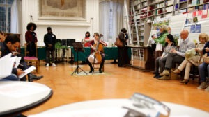 Mathilde suona all'Open Days di agraria a Perugia
